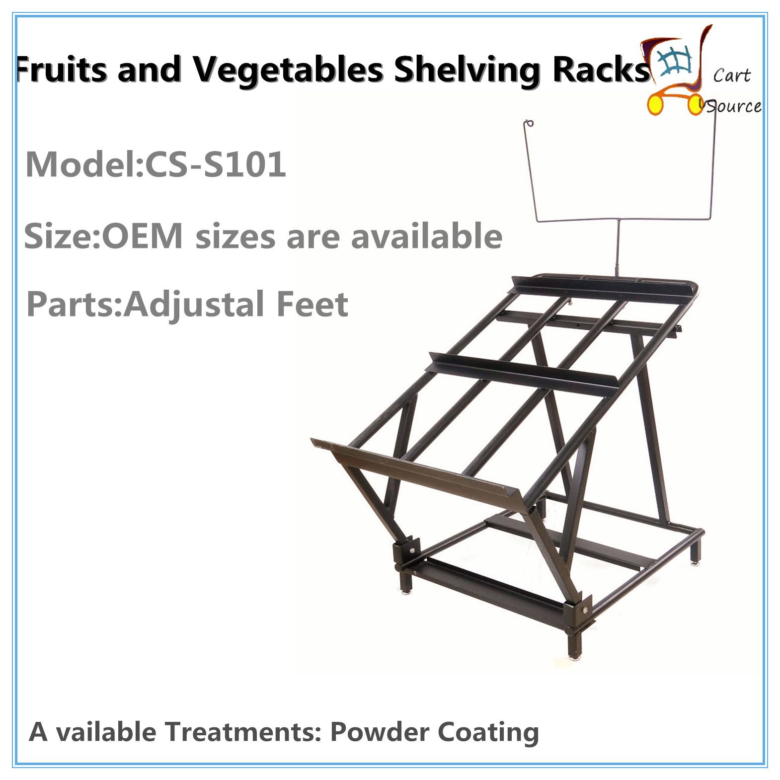 Fruits and Vegetables Shelving Racks CS-S101 Metal Rack