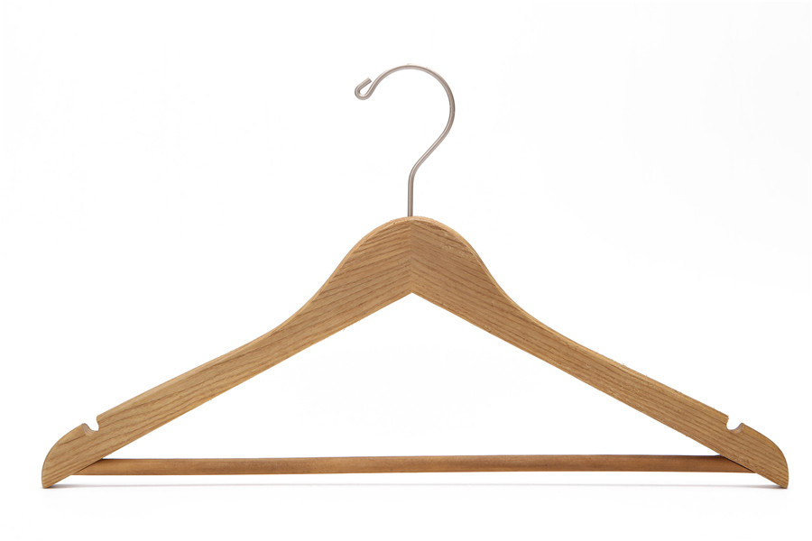 Ordinary Wooden Hangers for Supermarket