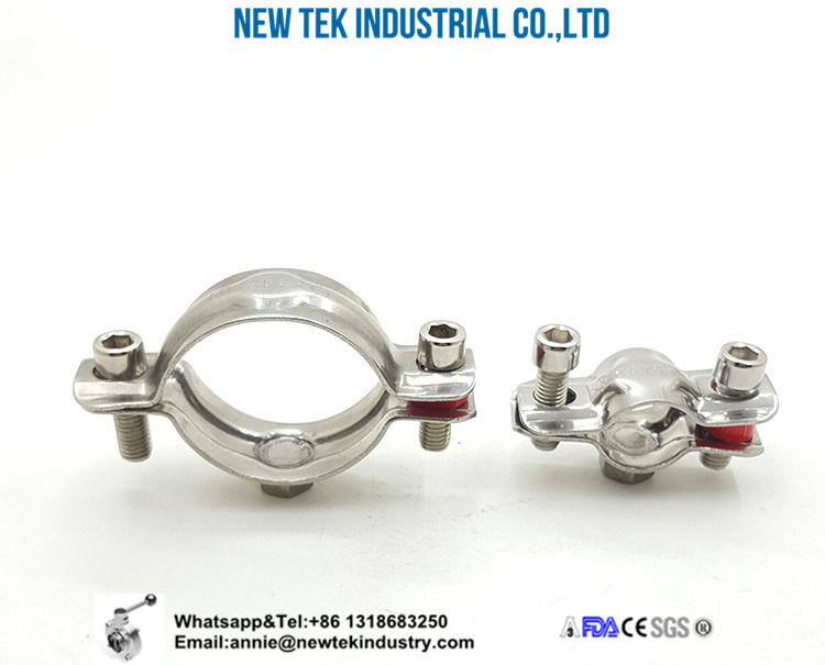 304 Stainless Steel Sanitary Short Pipe Holders