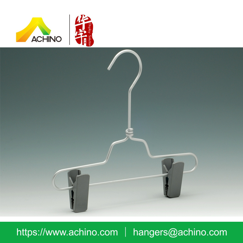 High Quality Kids Metal Skirt Hanger with Clips (APSH100)