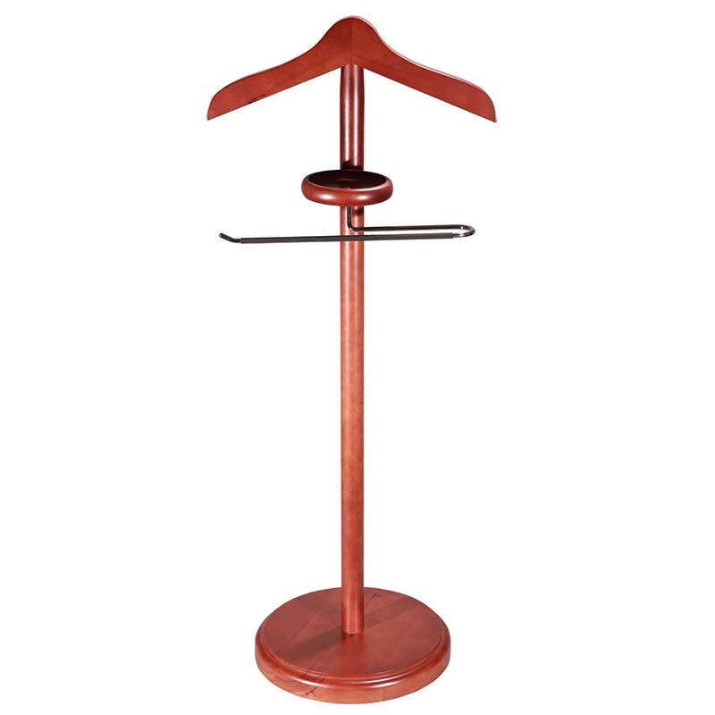 Free Standing Luxury Walnut Wooden Valet Stands