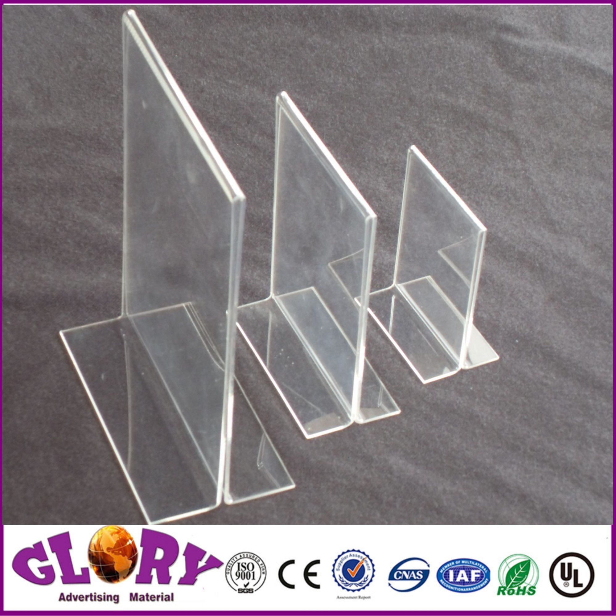 Acrylic Holder/Acrylic Brochure Holder/Acrylic Menu Holder for Sign