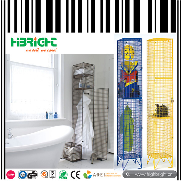 Zinc and Colour Wire Mesh Lockers