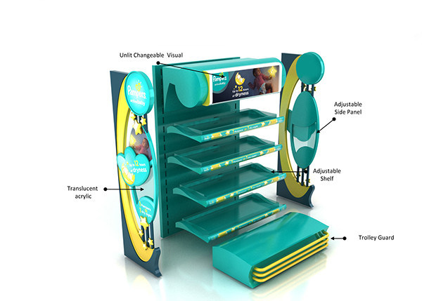 Factory Production of Advertising and Exhibition Battery Stands