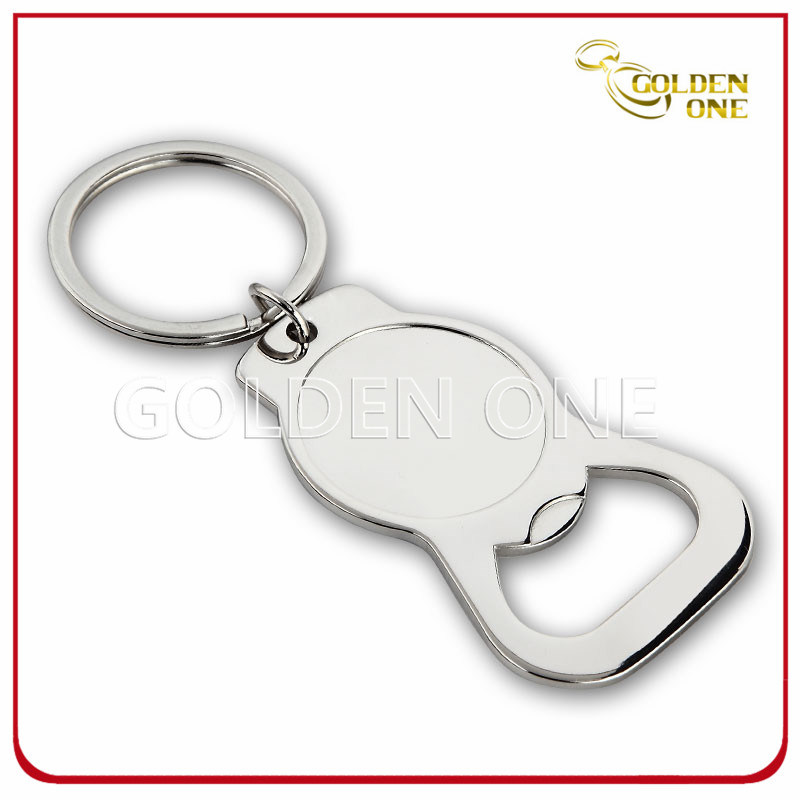 Factory Supply Blank Metal Bottle Opener Key Ring