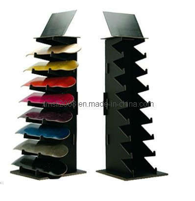 Steel Wood Magazine Rack for Display (GDS-037)