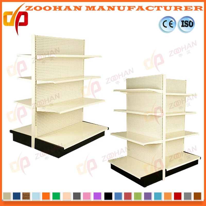 Metal Wall Shelves Supermarket Store Storage Gondola Display Shelving (Zhs420)