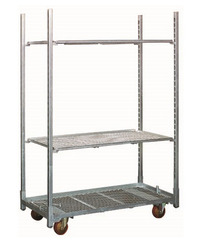 Greenhouse Warehouse Flower Cart/ Greenhouse Trolley/ Nursery Rack