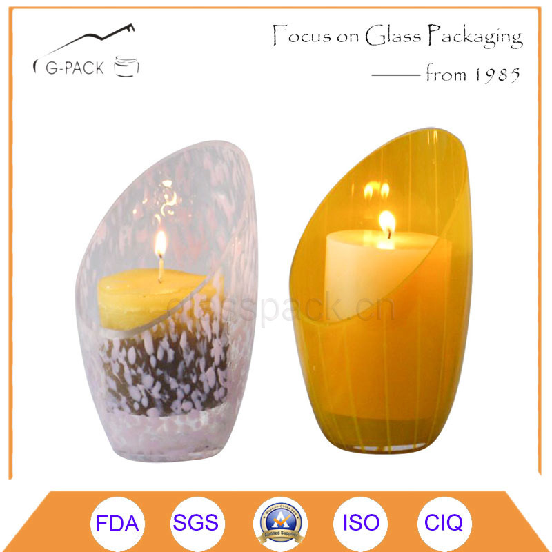 Hot Sale Glass Candle Holder in Lovely Design