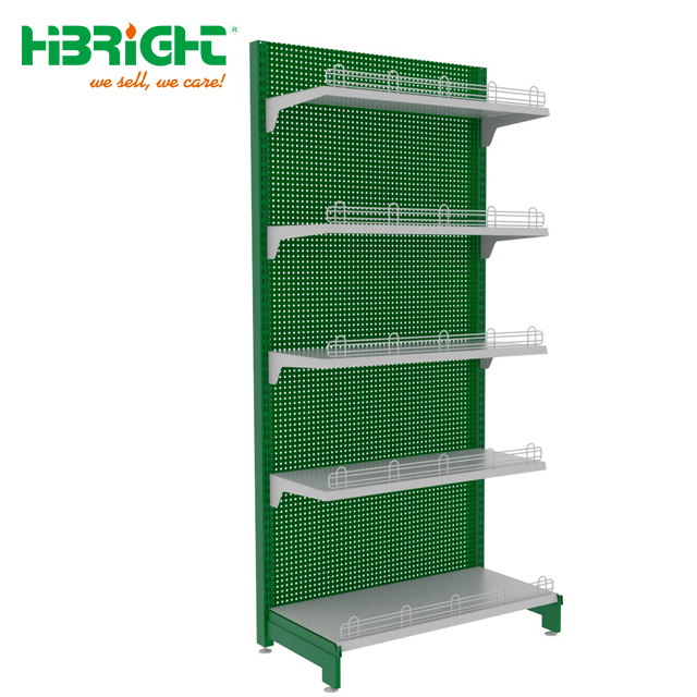 Metal Supermarket Rack Wall Shelf