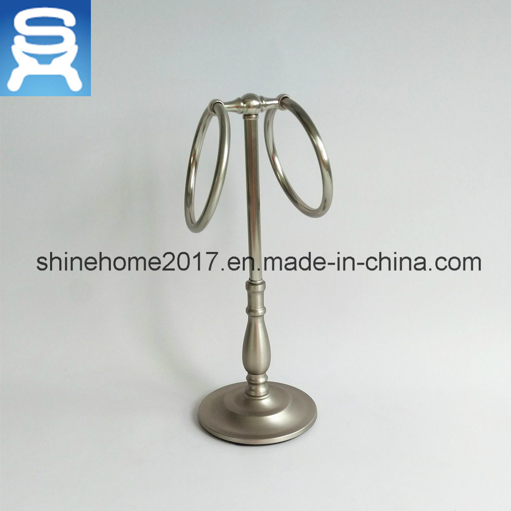 New Sanitary Ware Satin Nickel Plated Hardware Bathroom Towel Ring