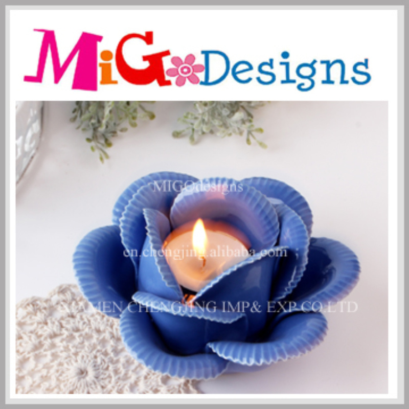 Wholesale Ceramic Flower Votive Candle Holders