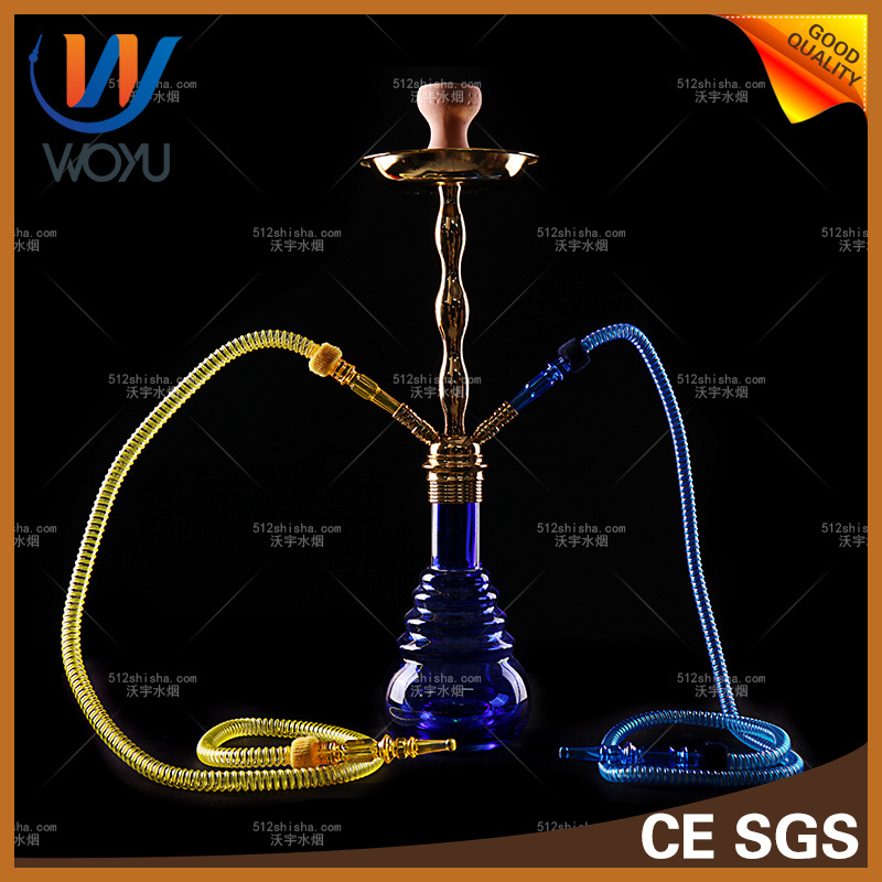 1 Set Colorful Waterpipes Glass Bottle Zinc Alloy Material Shisha