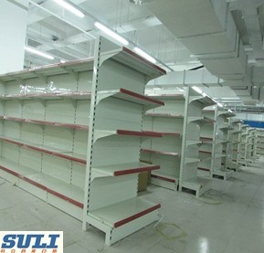 Slatwall Back Panel for Slat Wall Supermarket Shelf