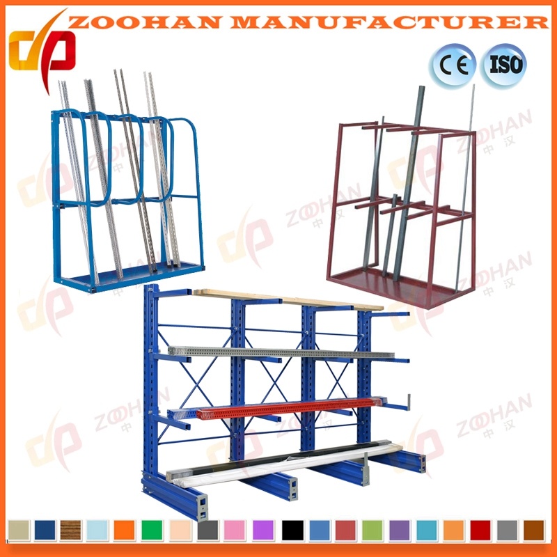 Metal Industrial Warehouse Cantilever Shelving Vertical Storage Racking Manufacturer (Zhr263)