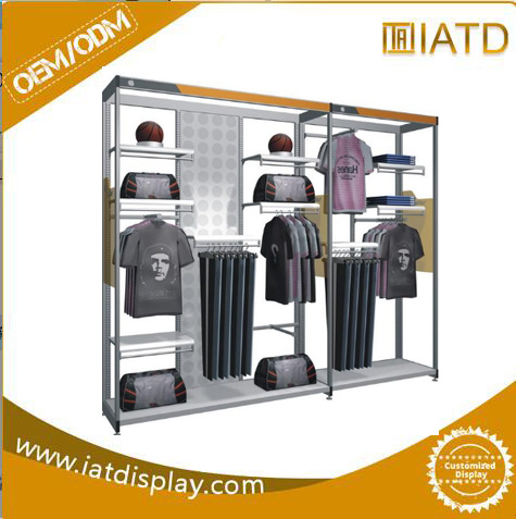 Modern Male Jeans Clothing Display Racks