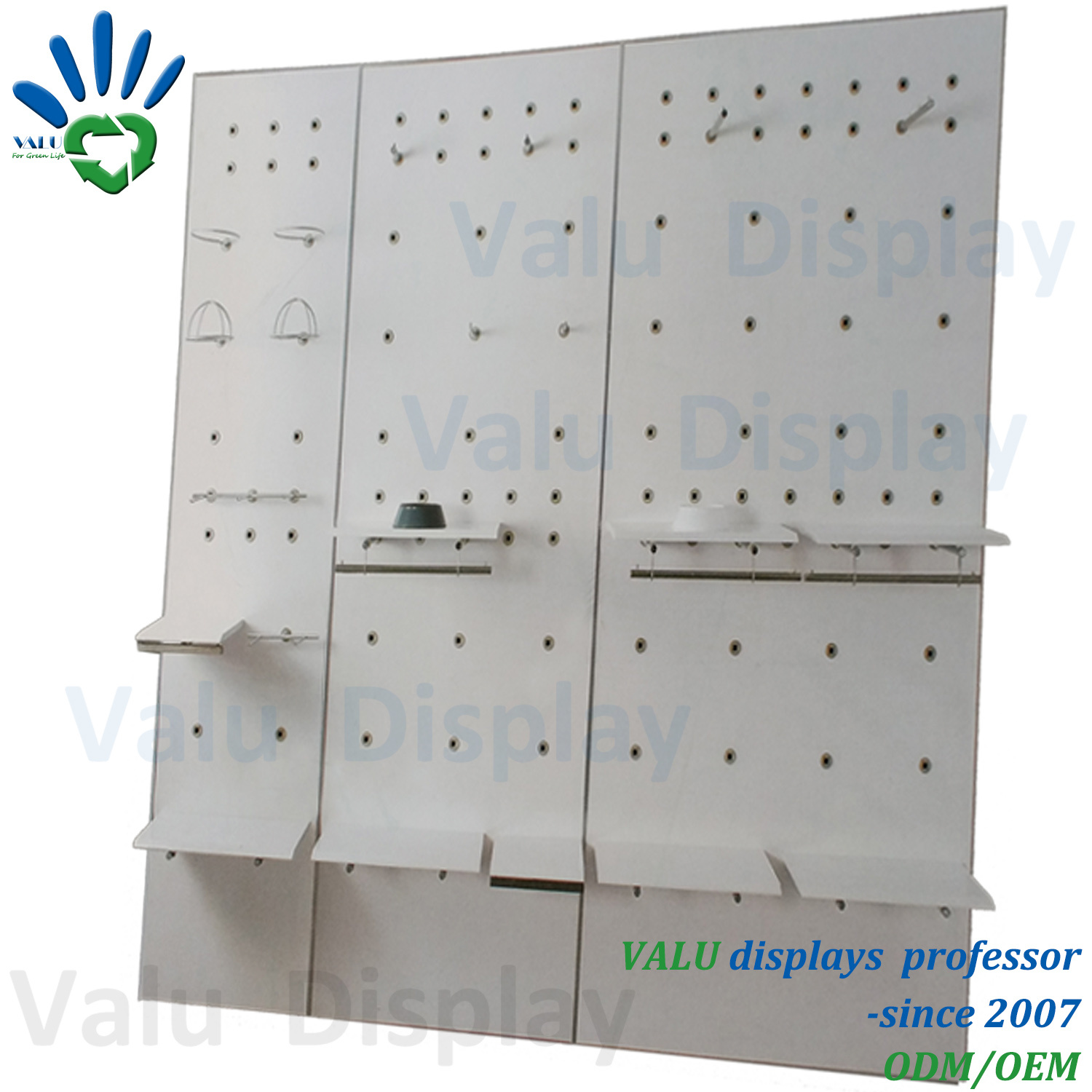 Latest Fashion Garment Wall Display Rack/ Wall Unit/ Wall Panel/Wall Rack