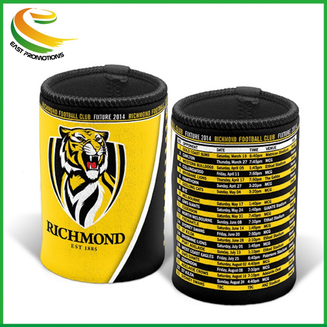 130*105*3mm Neoprene Koozie Stubby Holder Beer Can Cooler