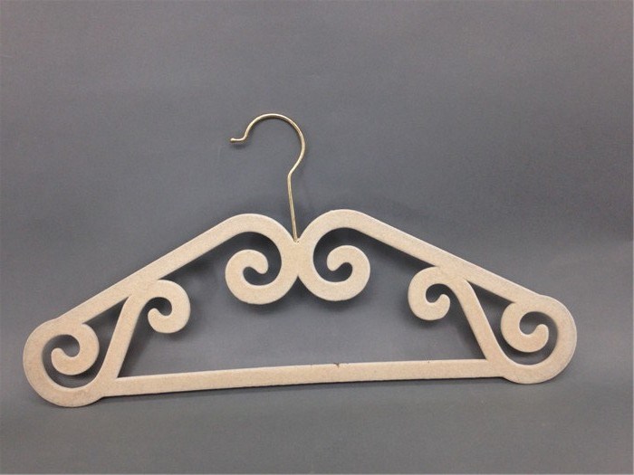 Velvet Lace Clothes Hanger New Design Plastic Coat Hanger