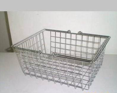 Double Hands Storage Metal Basket