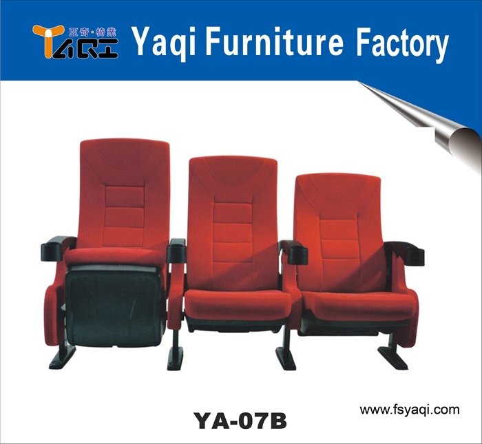 Elegant Modern Theater Chair with Folding Cup Holder (YA-07B)