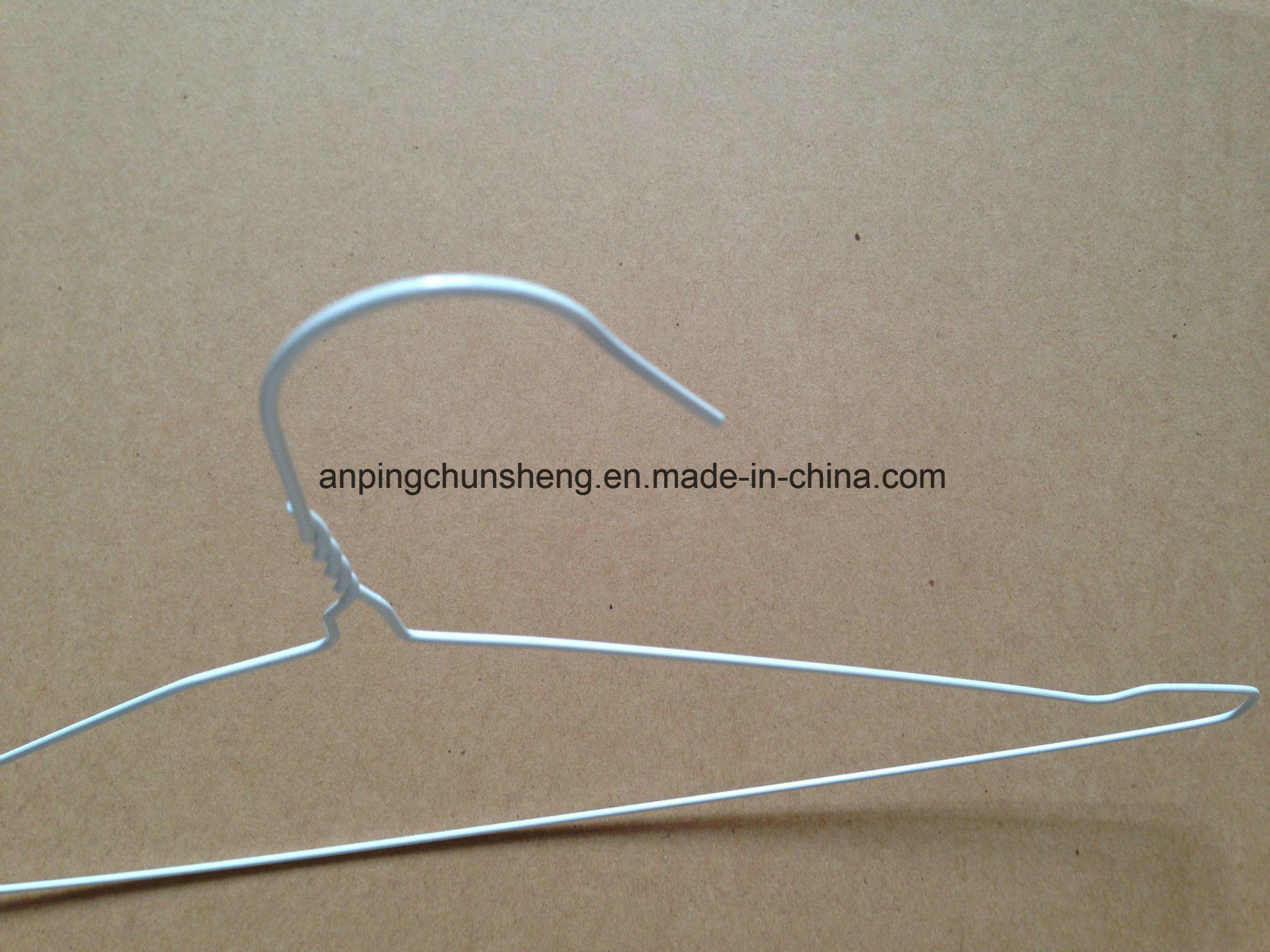 White Wire Laundry Hanger