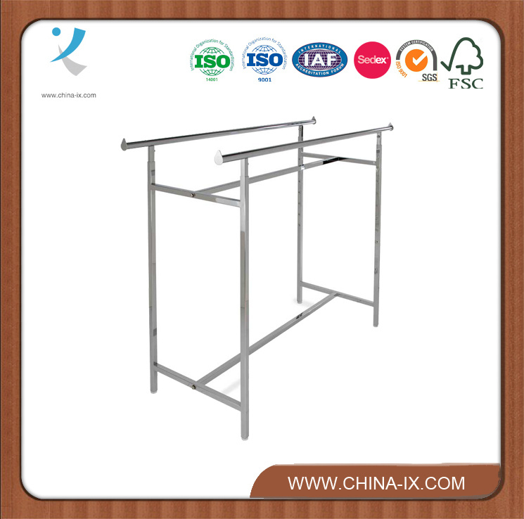 Double Adjustable Bar Clothing Rack H Rack