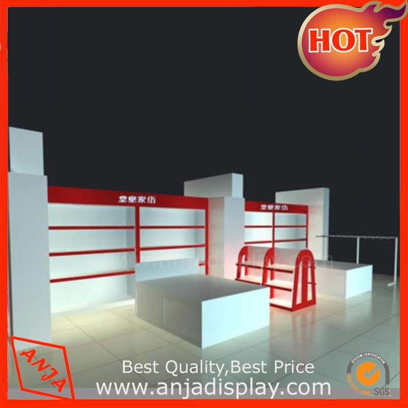 Shoe Display Shelf MDF Shoe Display Unit