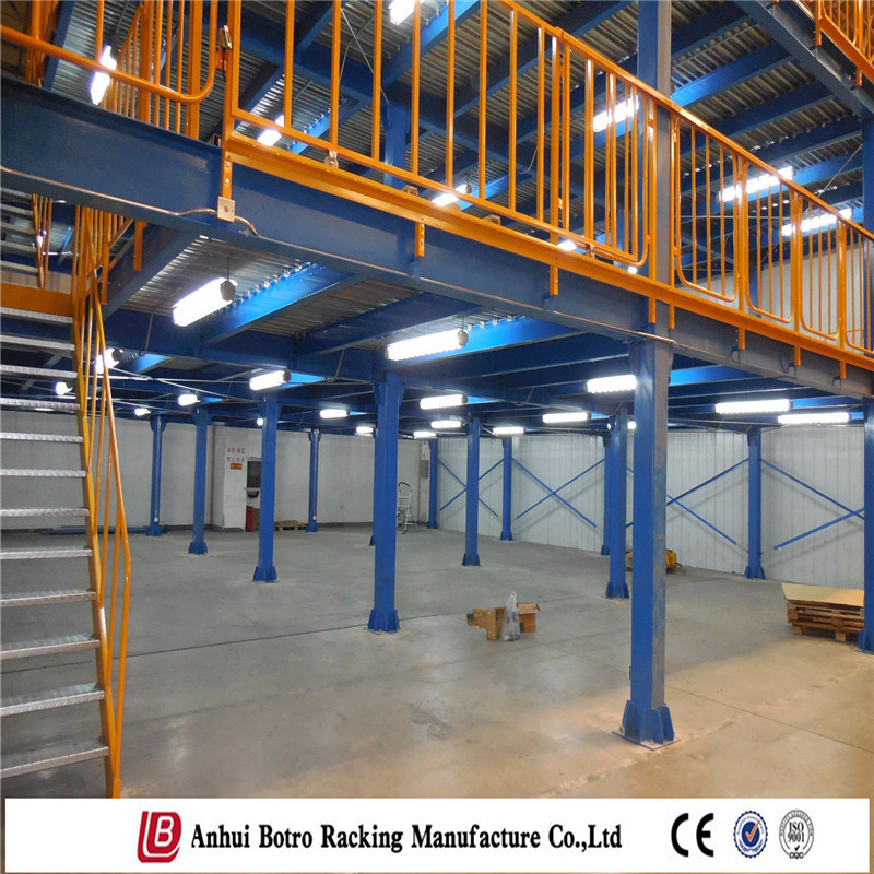 China Penthouse Two Floors Mezzanine Platform Floor Racking