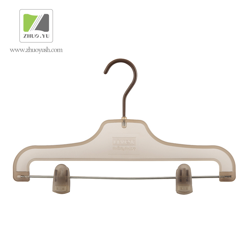 Custom High Quality Transparency Plastic Skirt / Clothing Hanger