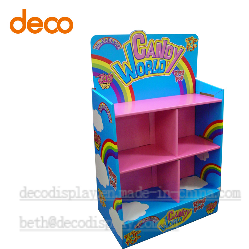 Supermarket Advertising Sweet Display Shelf for Sale