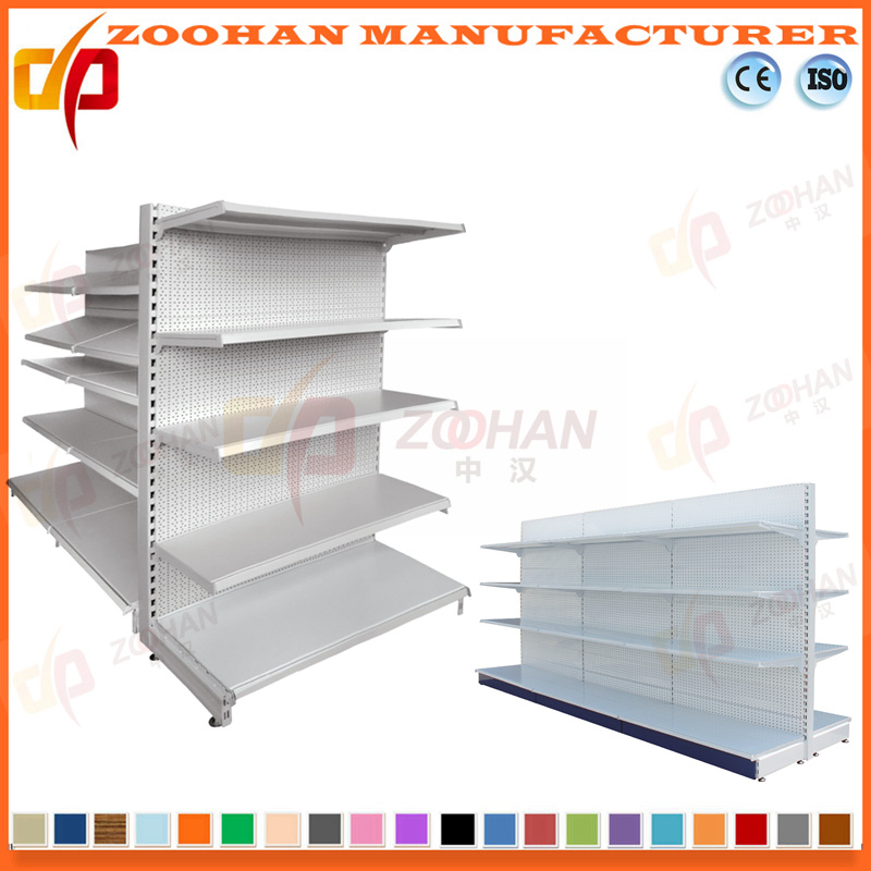 Sale Customized Metal Supermarket Gondola Shelves (Zhs269)