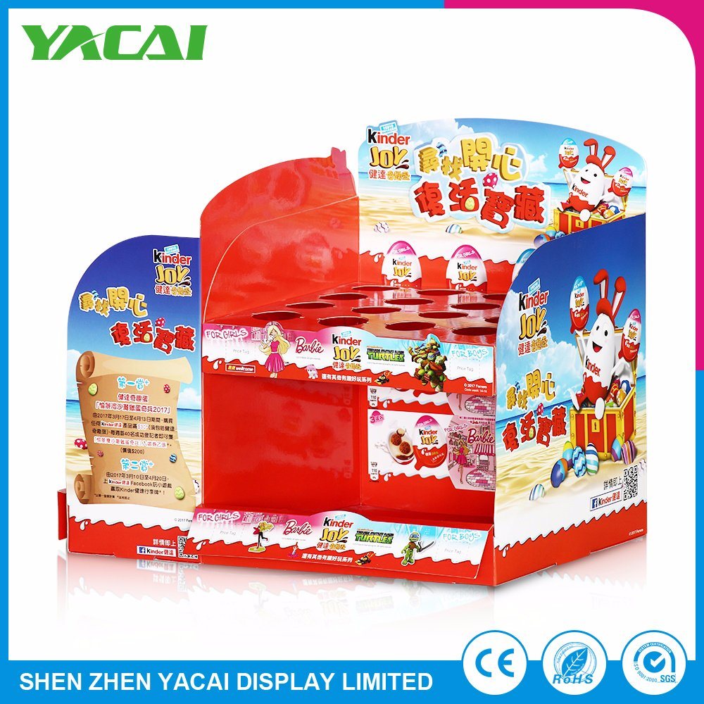 Floor Paper Retail Exhibition Stand Stores Products Display Rack