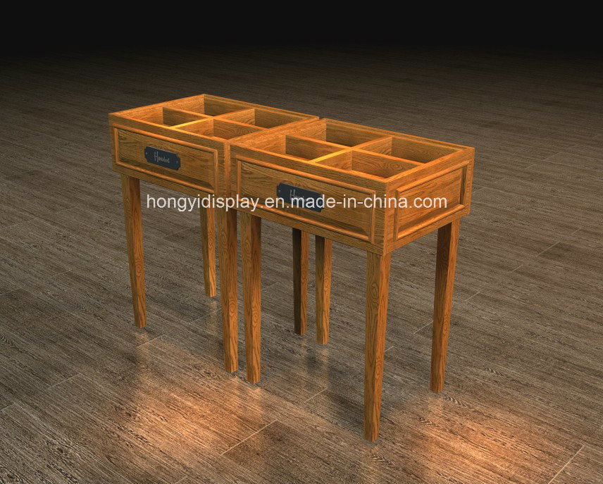 Wooden Veneer Display Rack, Display Table