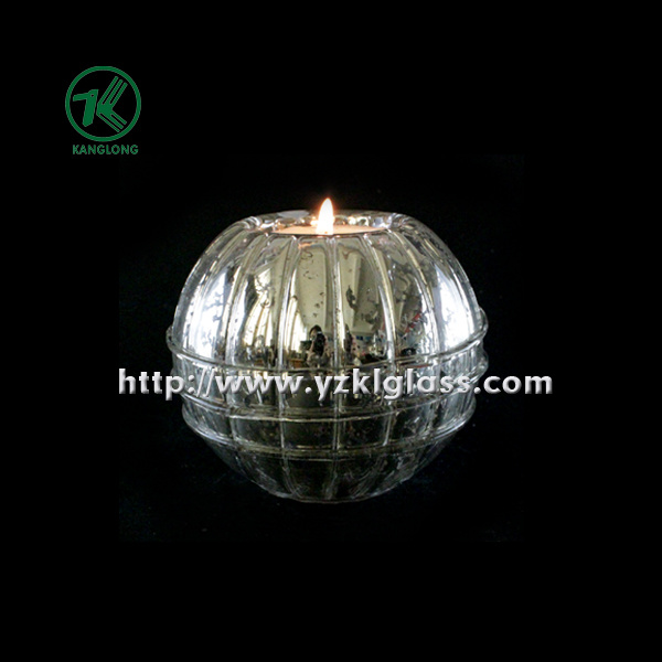 Single Color Glass Candle Cup (KLS0915-45A)