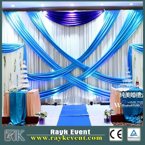 Movable and Adjustable Pipe and Drape for Wedding Decoration
