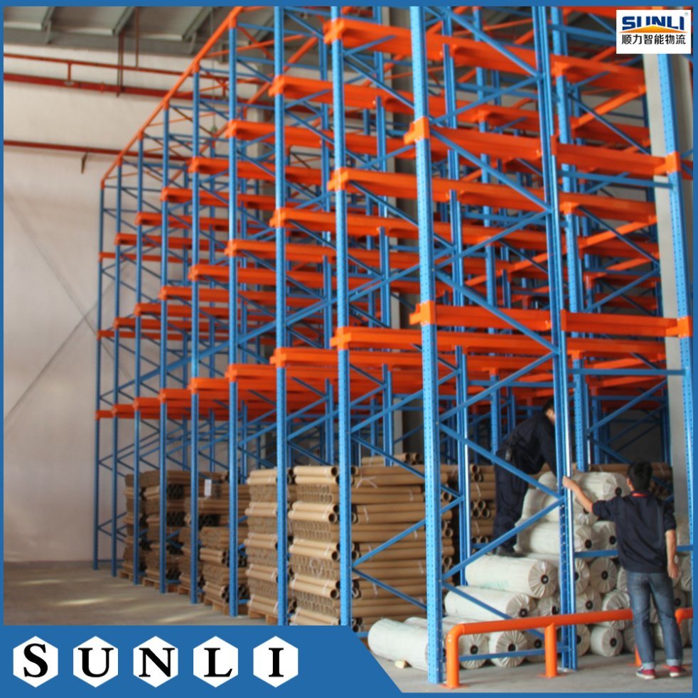 Warehouse Heavy Duty Pallet Storage Rack with Forklift Drive-in