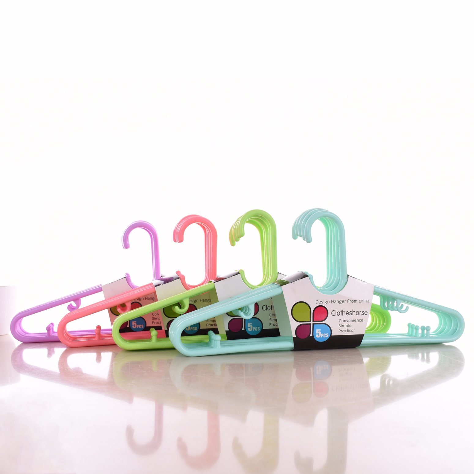 Hot Sell Ordinary New PP Normal Size Plastic Hanger with Hook