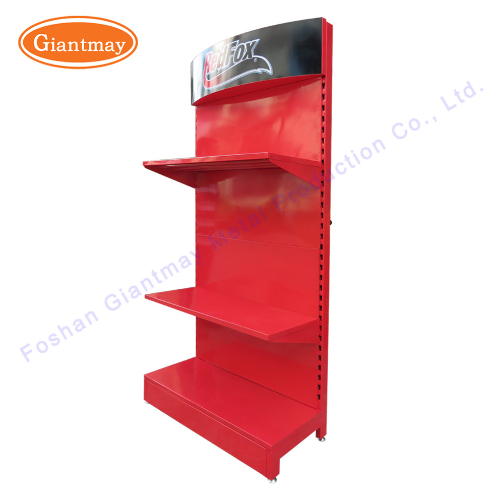 Exhibition Powder Coating Garden Tool Accessories Stand Hardware Tool Metal Display Rack Shelving