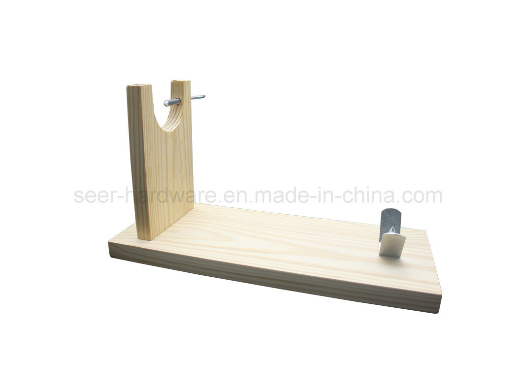 Wooden Ham Holder with Carbon Steel Bracket (SE-5818)