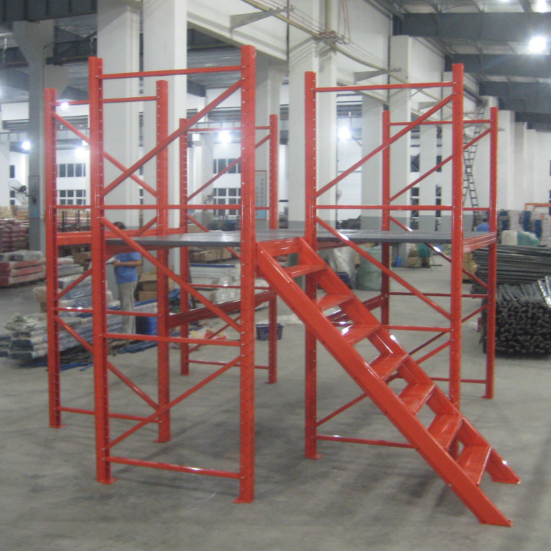 Warehouse Steel Storage Mezzanine Platform Floor Rack