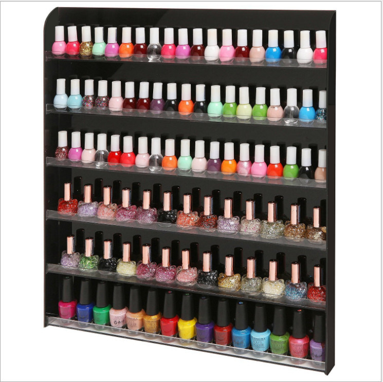 Wall Mounted Acrylic Nail Polish Display