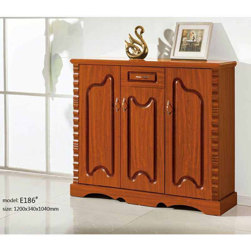 China Wood Shoe Rack Cabinet Hallway Furniture