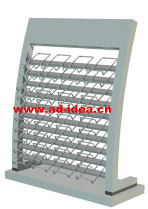 Artificial Quartz Stone Metal Display Rack Stand for Exhibition