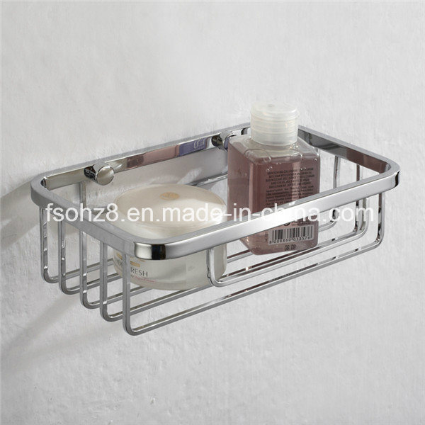 Wall Hanging 304stainless Steel Bathroom Accessory Rectangular Basket (8806)