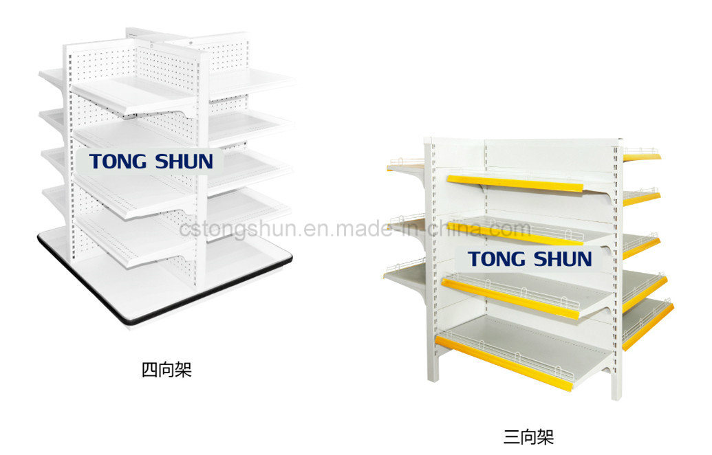 Three Sides/Four Sides Display Stand Supermarket Shelf