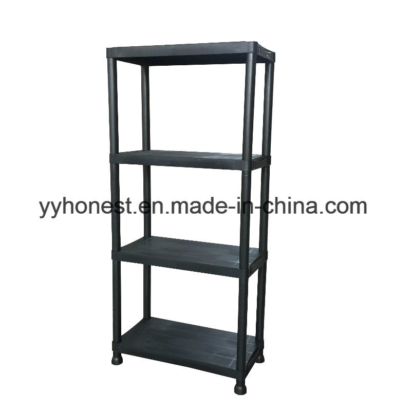 4 Tier Plastic Shelving Unit Packing Shelves