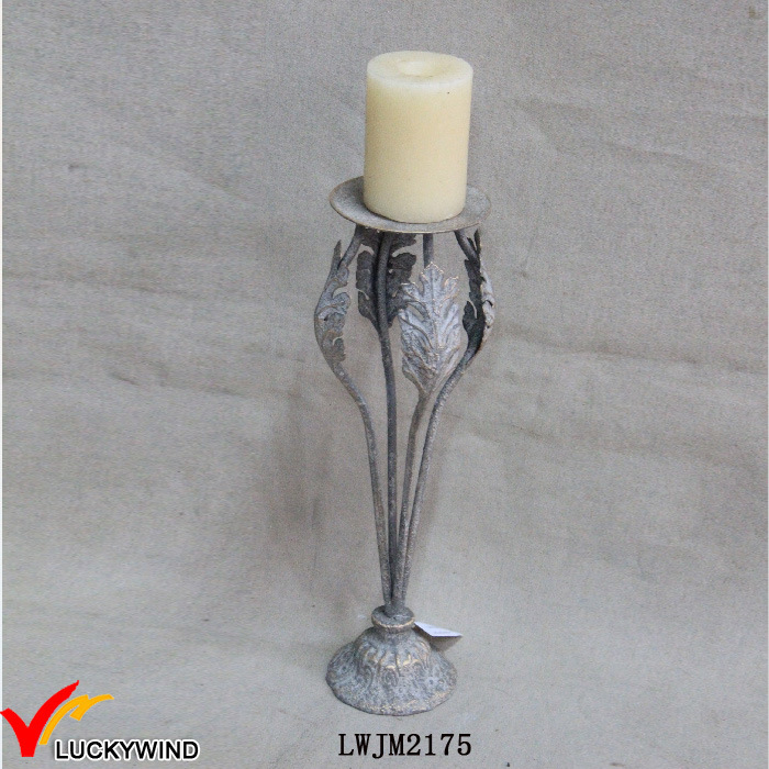 Wholesale Leaf Decor Antique Votive Candle Stand