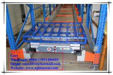 Commercial Radio Shuttle Racking Pallet Runner Rack