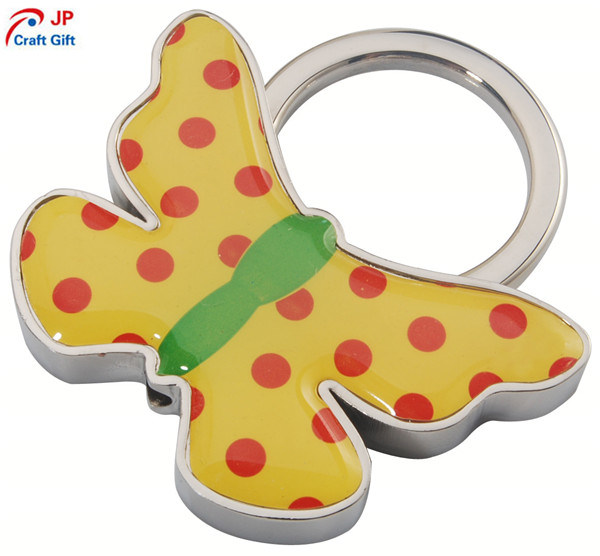 Customized High Quality Butterfly Shape Metal Keyring